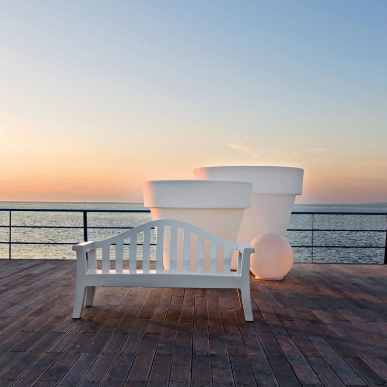 Banc extérieur GIULIETTA Rouge SERRALUNGA