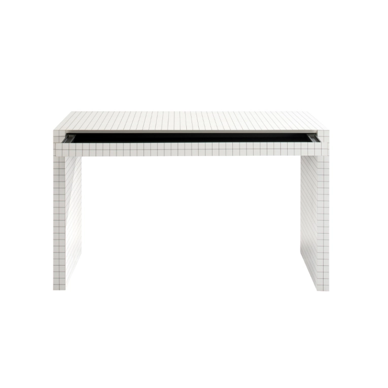 Bureau QUADERNA 132x54 Blanc ZANOTTA