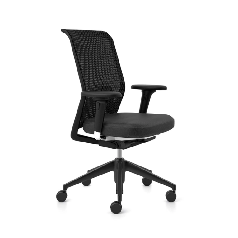 Fauteuil de bureau ID MESH Tissu noir VITRA