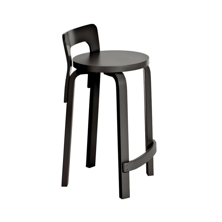 Tabouret haut K65 Noir ARTEK