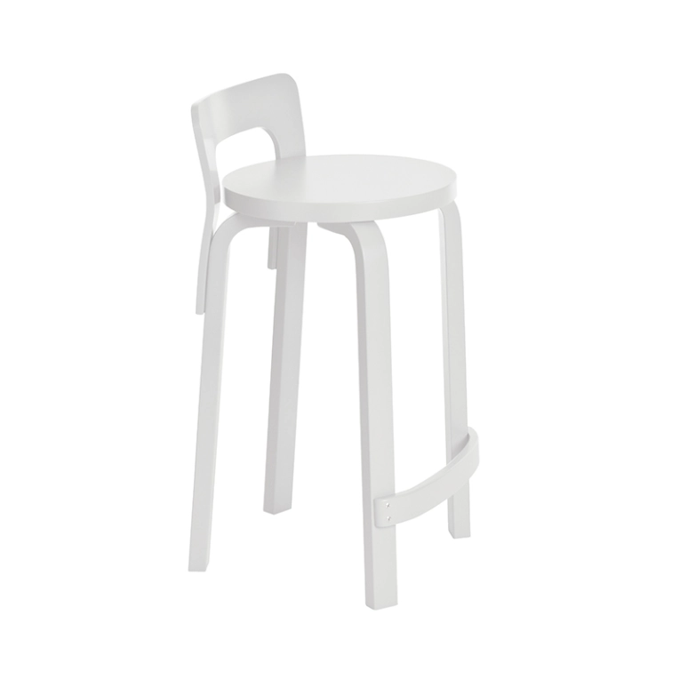 Tabouret haut K65 Blanc ARTEK