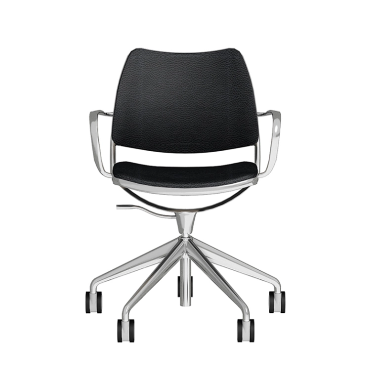 Fauteuil de bureau GAS Noir/ chrome STUA