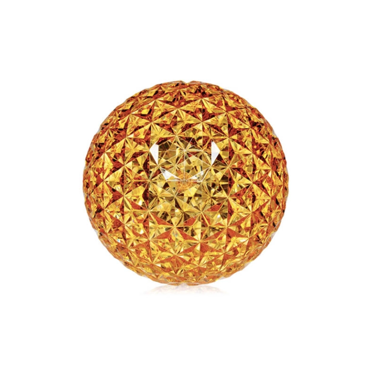 Lampe à poser PLANET sur pied Jaune KARTELL