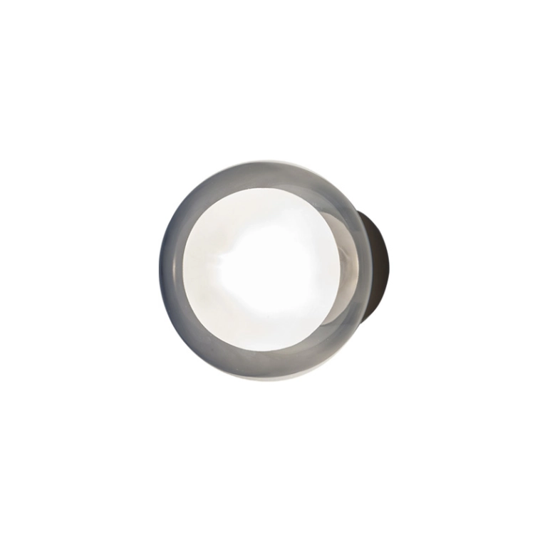 Applique NABILA 552.41 Chrome noir / verre fumé TOOY