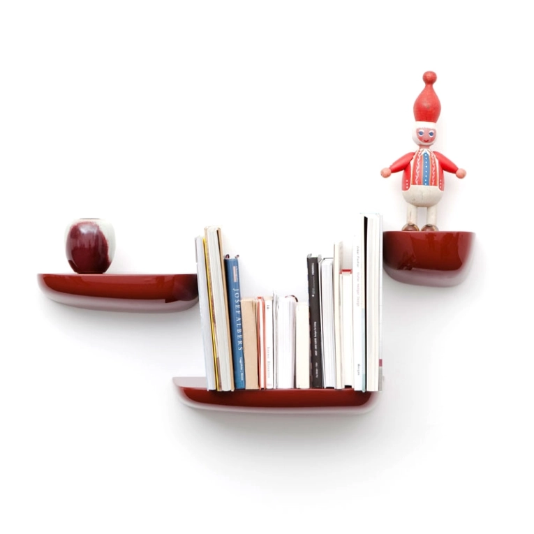 Etagère CORNICHE Rouge japonais VITRA