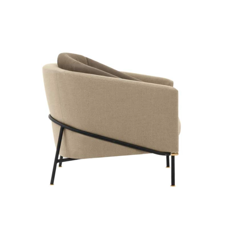 Fauteuil FIL NOIR MINOTTI