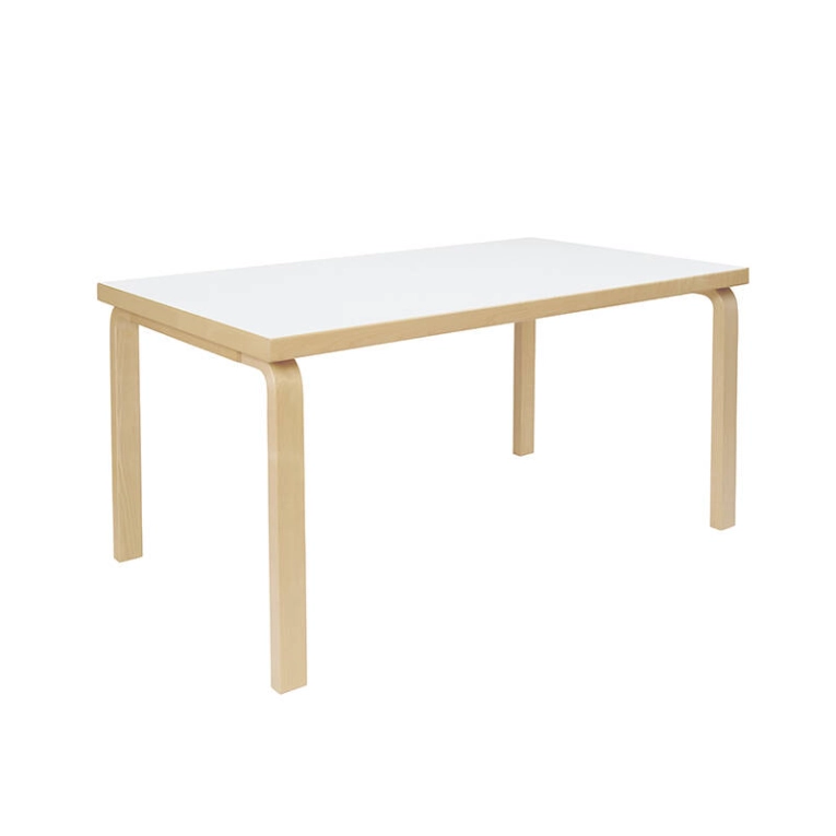 Table AALTO 82A Bouleau / Blanc ARTEK
