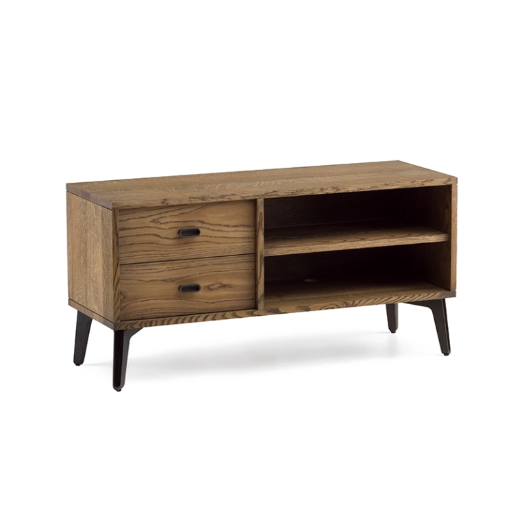 Table de chevet MCQUEEN Chêne huilé noir DE LA ESPADA