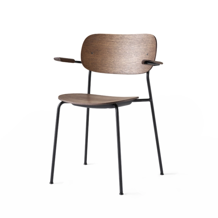 Chaise CO CHAIR avec accoudoirs Chêne foncé AUDO COPENHAGEN