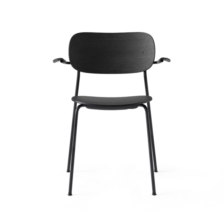 Chaise CO CHAIR avec accoudoirs Noir AUDO COPENHAGEN