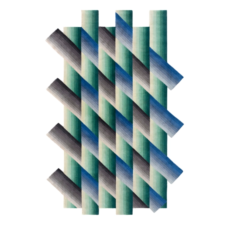 Tapis Tapis MIRAGE Bleu GAN