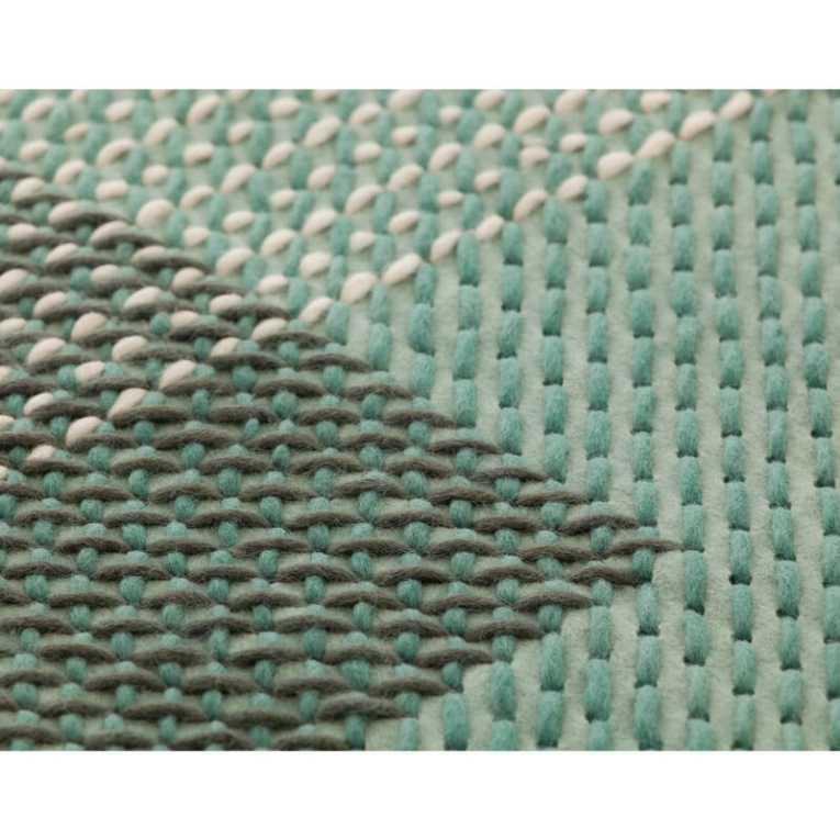 Tapis Tapis CANEVAS GEO Vert GAN