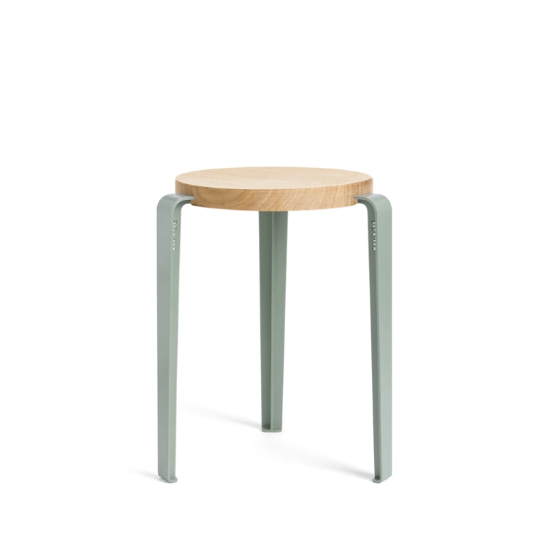 Tabouret LOU Chêne Gris Eucalyptus TIPTOE