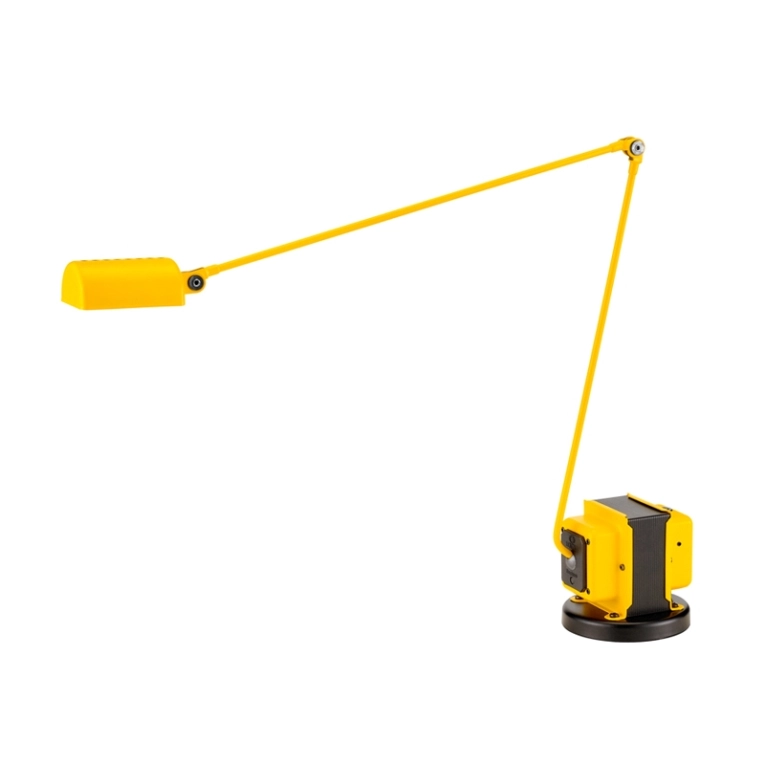 Lampe de bureau DAPHINE LED Jaune mat LUMINA