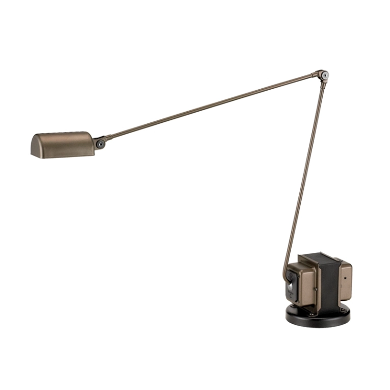 Lampe de bureau DAPHINE LED Bronze métallique LUMINA