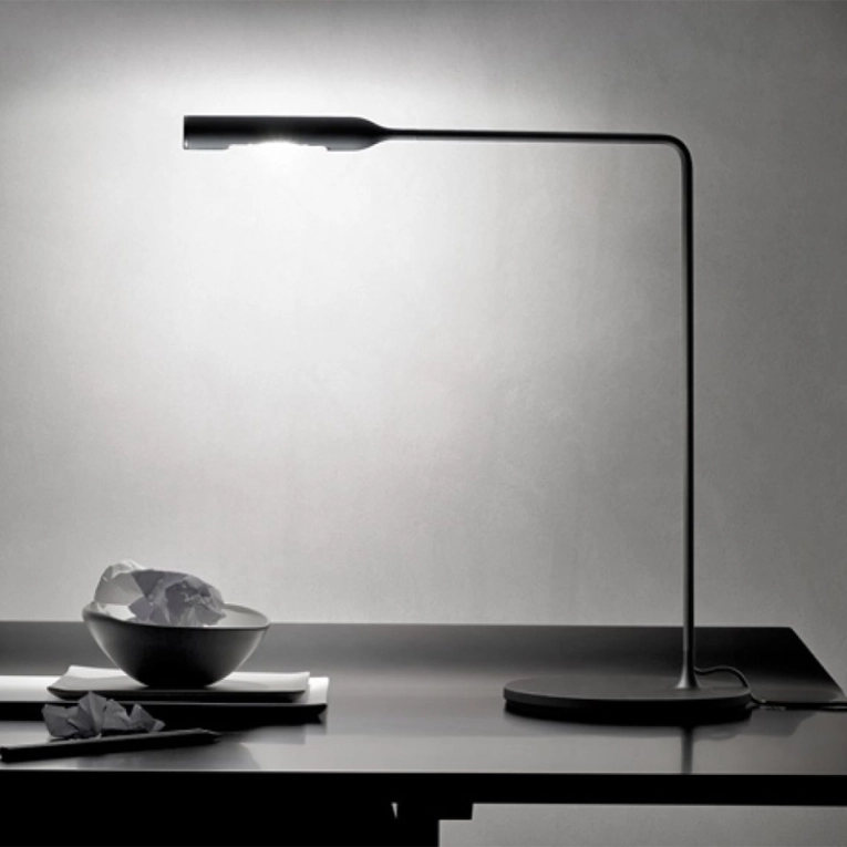 Lampe de bureau FLO DESK Nickel brossé LUMINA
