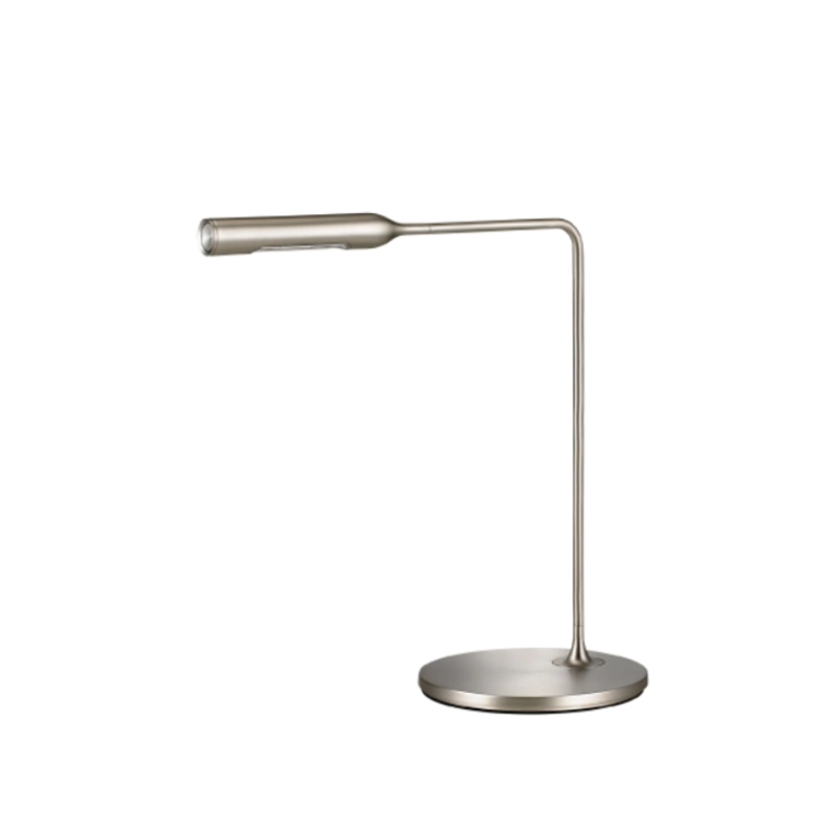 Lampe à poser FLO BEDSIDE Nickel brossé LUMINA