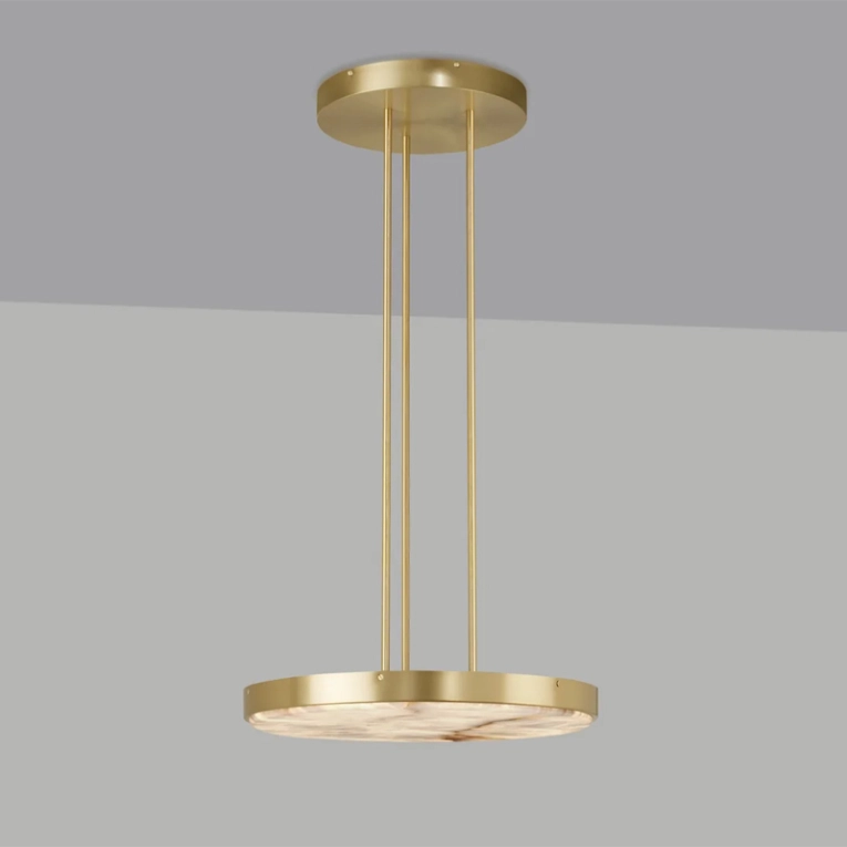 Suspension ANVERS Large Laiton satiné CTO LIGHTING