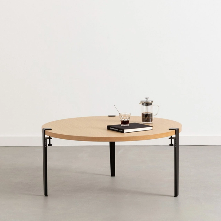 Table basse BROOKLYN Noir graphite TIPTOE