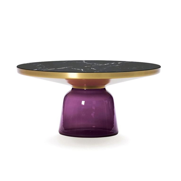 Table basse BELL COFFEE Marbre Violet améthyste CLASSICON