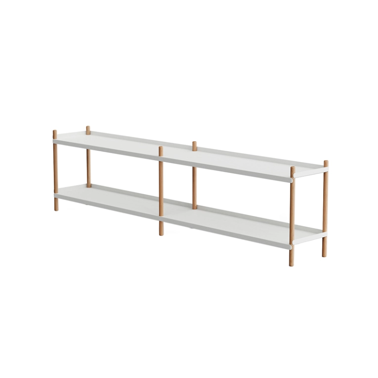 Etagère BOLT 200x53 Gris/ chêne NINE