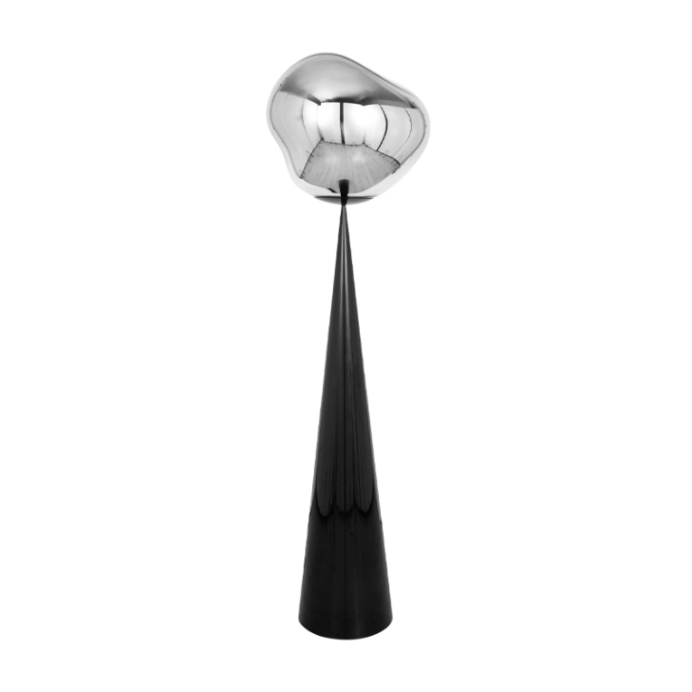 Lampadaire MELT CONE FAT Chrome TOM DIXON