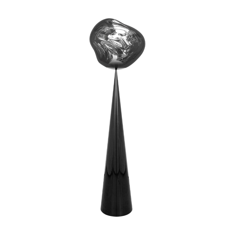 Lampadaire MELT CONE FAT Chrome TOM DIXON