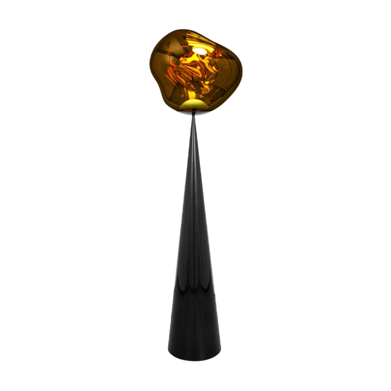 Lampadaire MELT CONE FAT Or TOM DIXON
