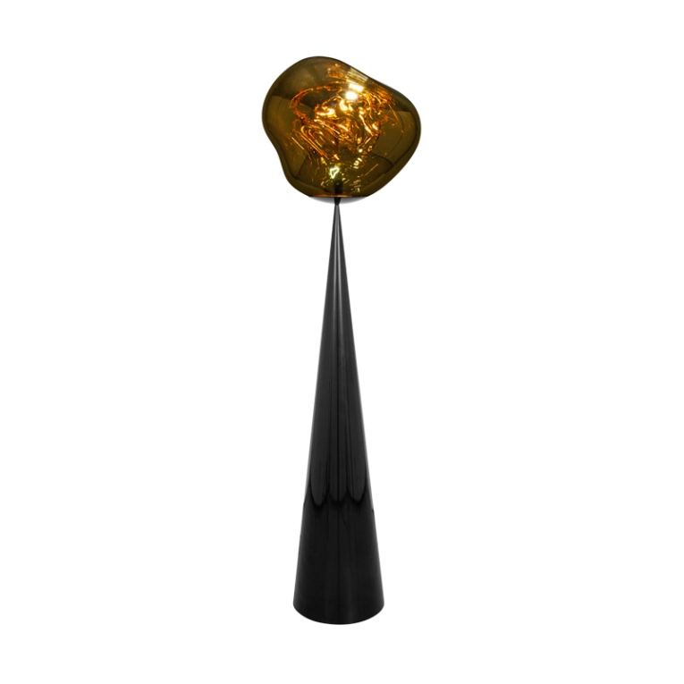 Lampadaire MELT CONE FAT Or TOM DIXON
