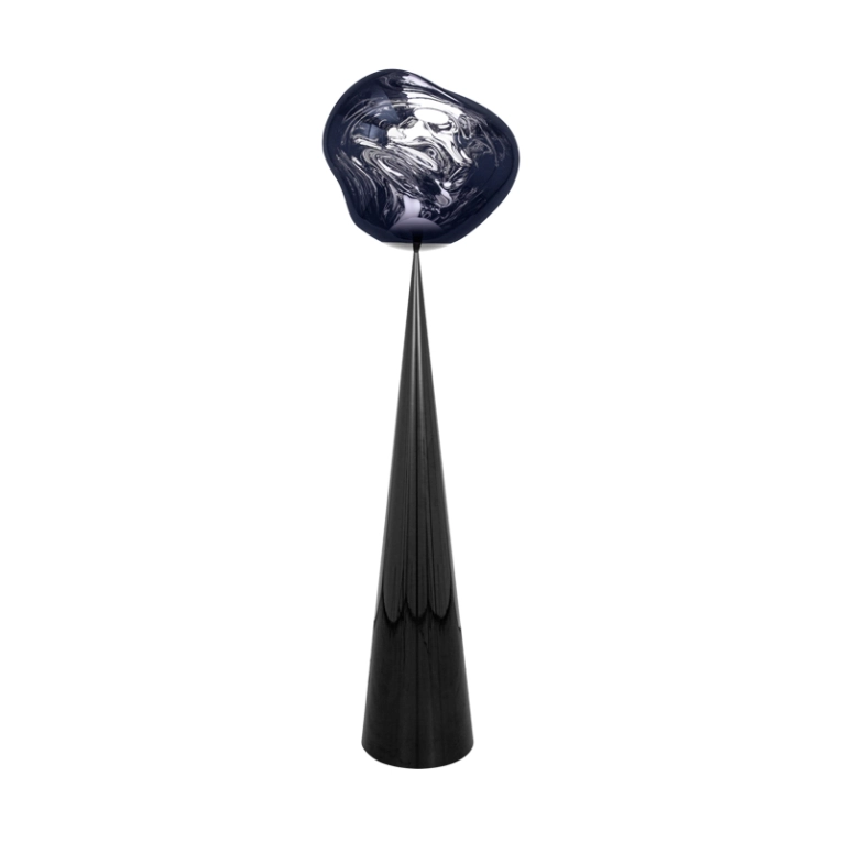 Lampadaire MELT CONE FAT Fumé TOM DIXON