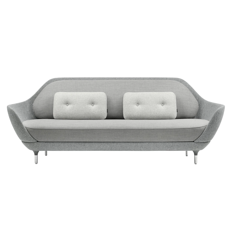 Canapé FAVN Gris clair   Hallingdal 130  Canvas 124  Divina Melange 120 FRITZ HANSEN