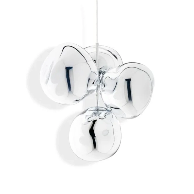 Suspension MELT CHANDELIER SMALL Chrome TOM DIXON