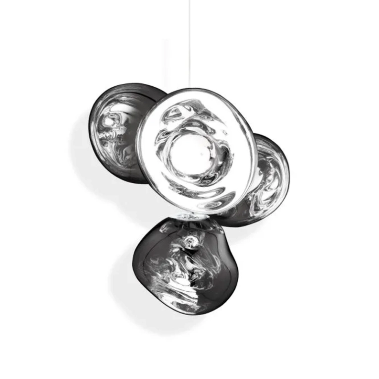 Suspension MELT CHANDELIER SMALL Chrome TOM DIXON
