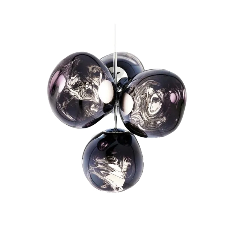Suspension MELT CHANDELIER SMALL Fumé TOM DIXON