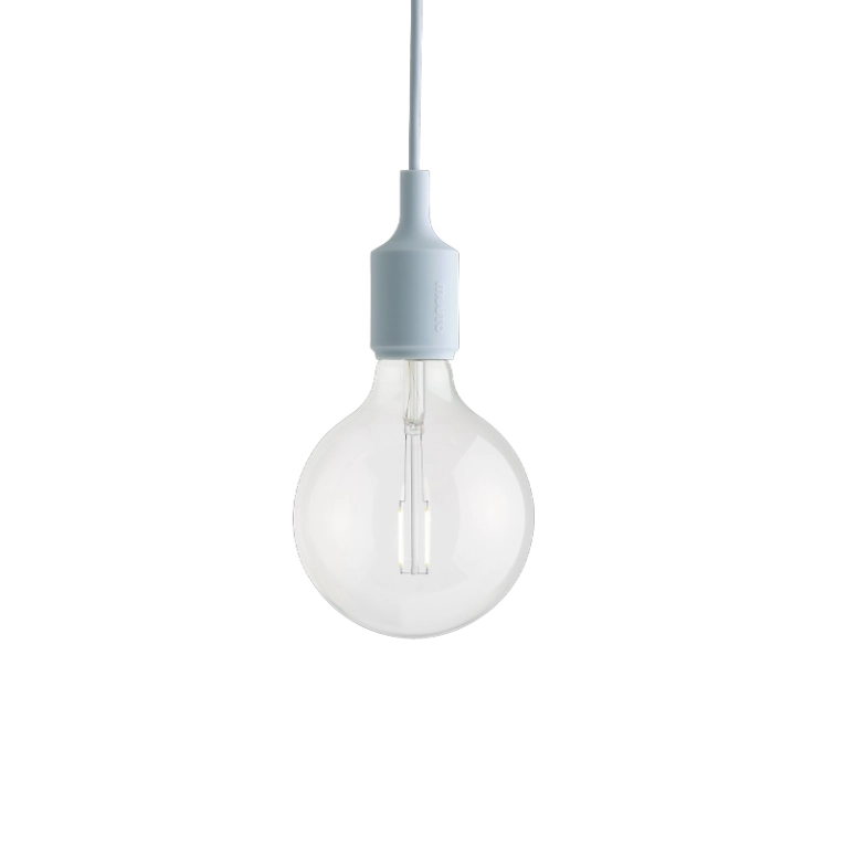 Suspension E27 SOCKET Bleu clair MUUTO