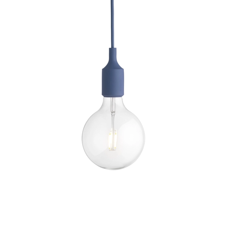 Suspension E27 SOCKET Bleu pastel MUUTO
