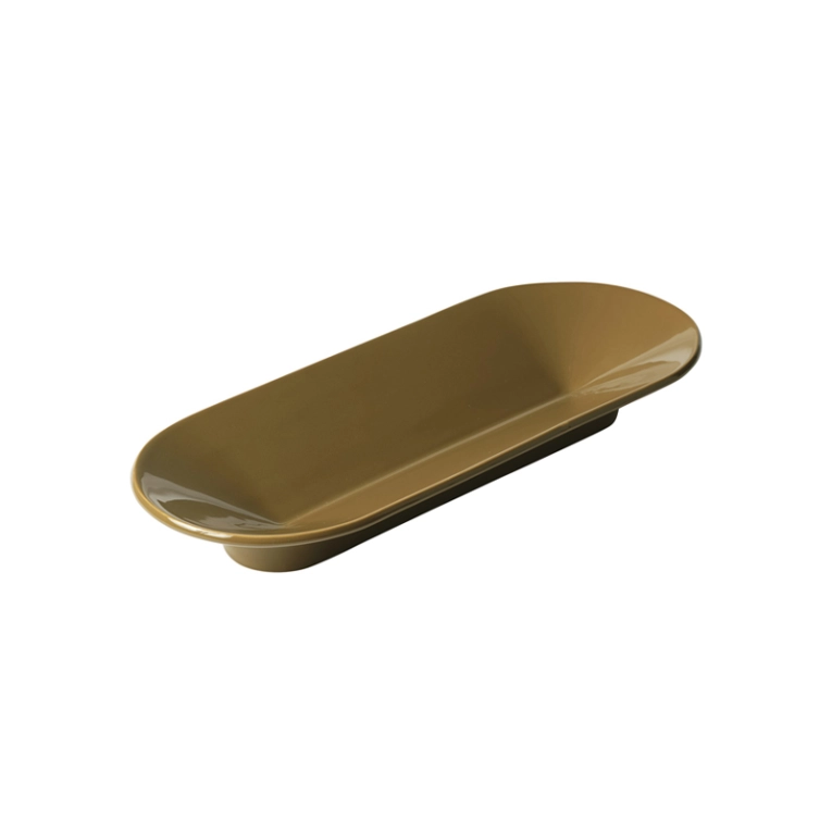 Plateau, plat Coupe MERE 51x21 Vert brun MUUTO