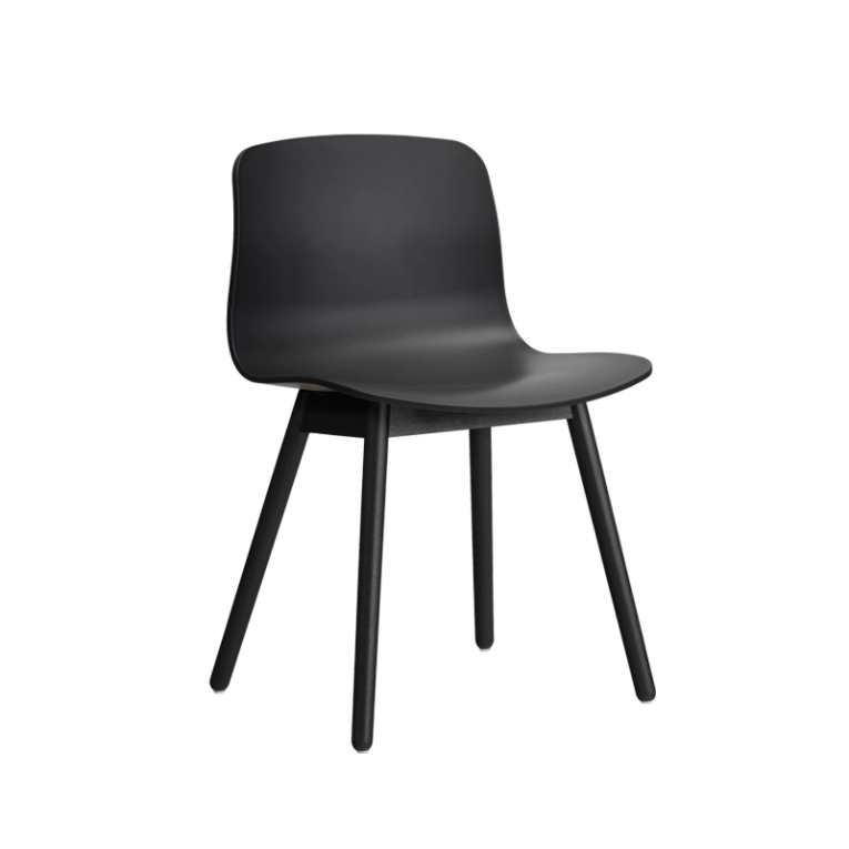 Chaise ABOUT A CHAIR AAC 12 Noir HAY