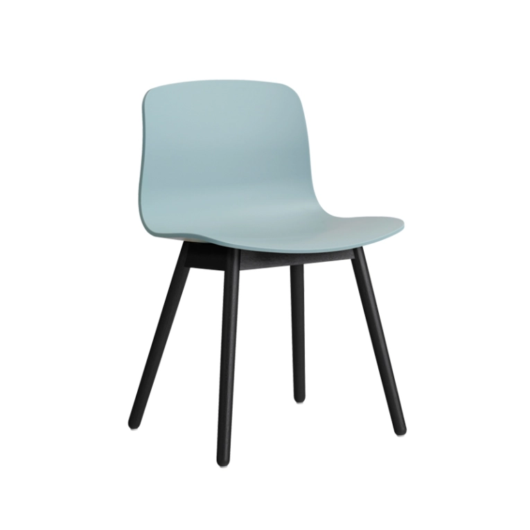 Chaise ABOUT A CHAIR AAC 12 Dusty blue HAY