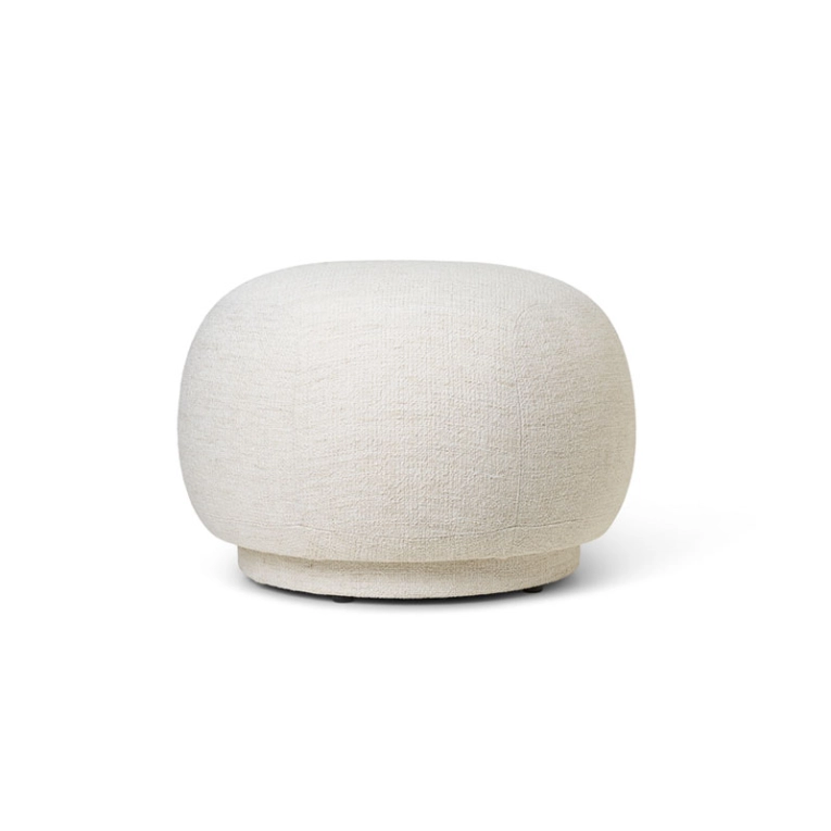 Pouf RICO Bouclé Blanc cassé FERM LIVING