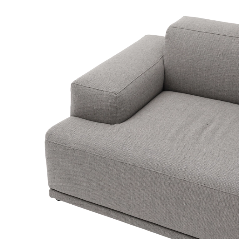 Canapé CONNECT SOFT 3 places avec chaise longue Clay 12 MUUTO