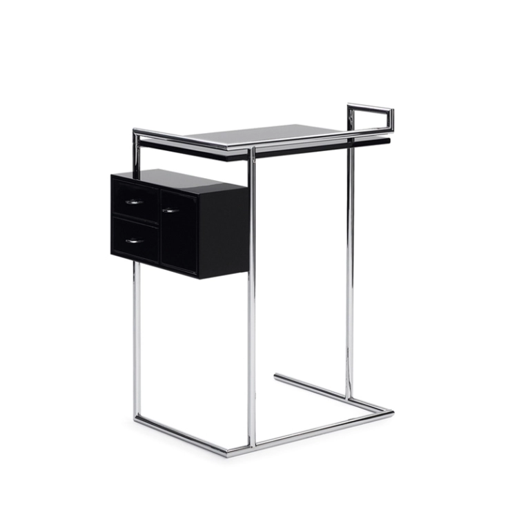 Table d'appoint guéridon PETITE COIFFEUSE Noir CLASSICON