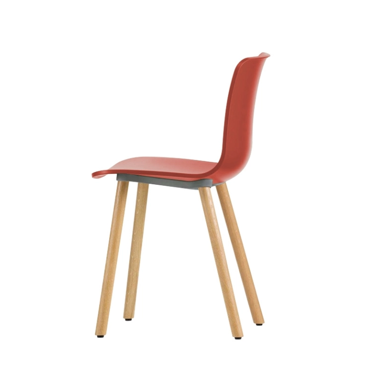 Chaise HAL RE WOOD Brique RE VITRA