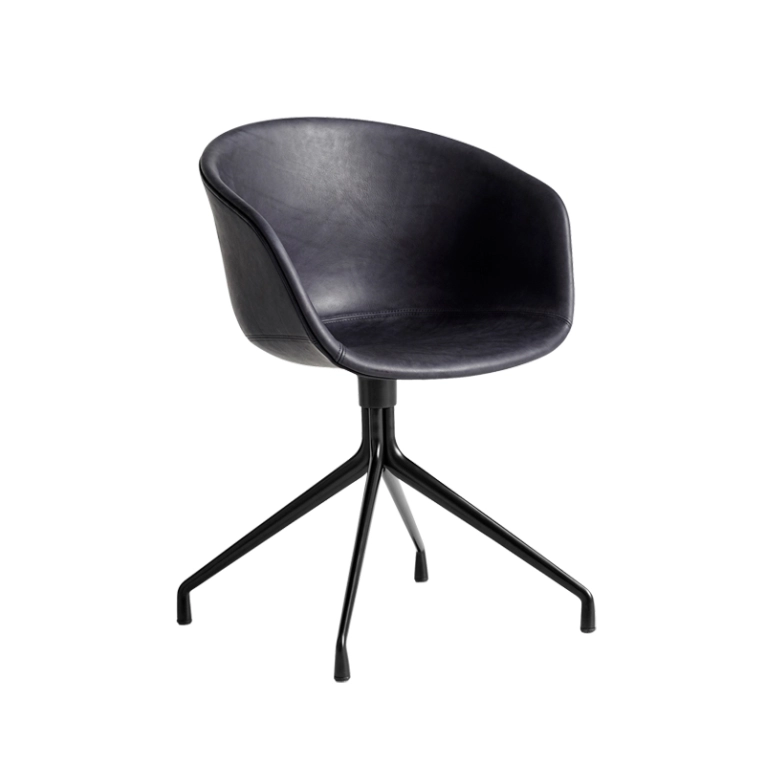 Chaise ABOUT A CHAIR AAC 21 Noir HAY