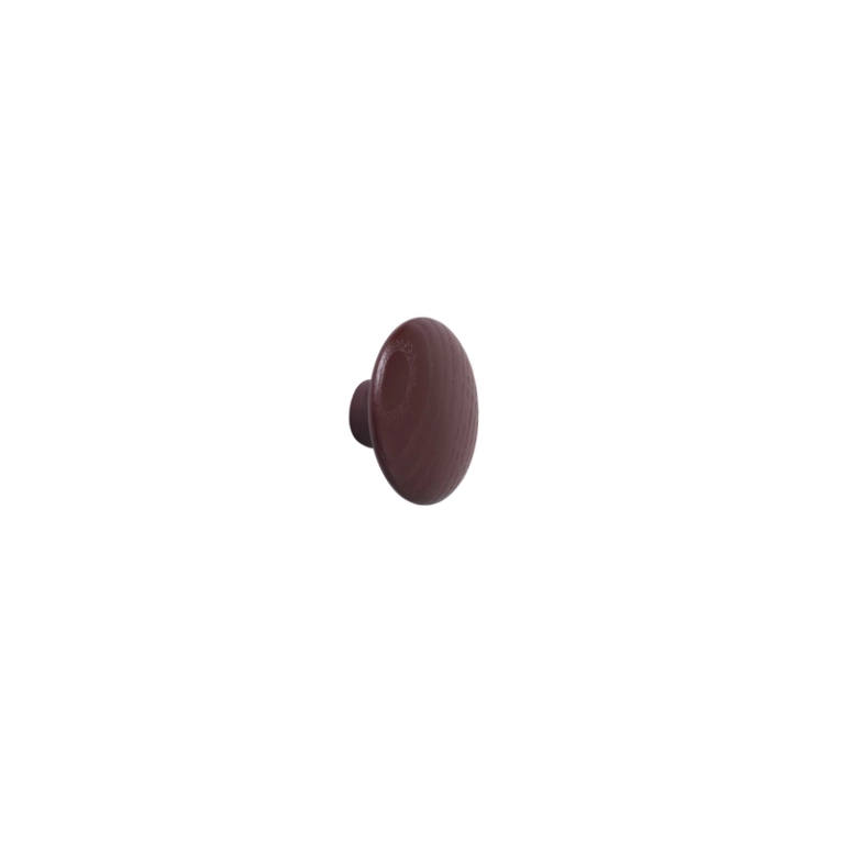 Patère Design Patère DOTS Ø 6,5 Bordeaux MUUTO