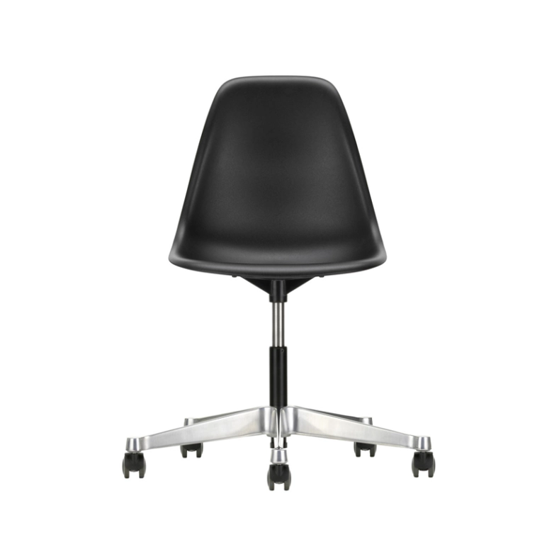 Fauteuil de bureau EAMES PLASTIC SIDE CHAIR PSCC Noir RE VITRA