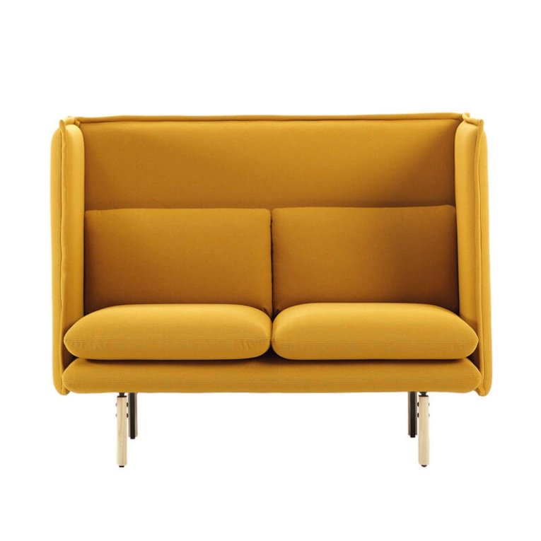 Canapé REW 128 XL Jaune 62057/ pieds naturels SANCAL