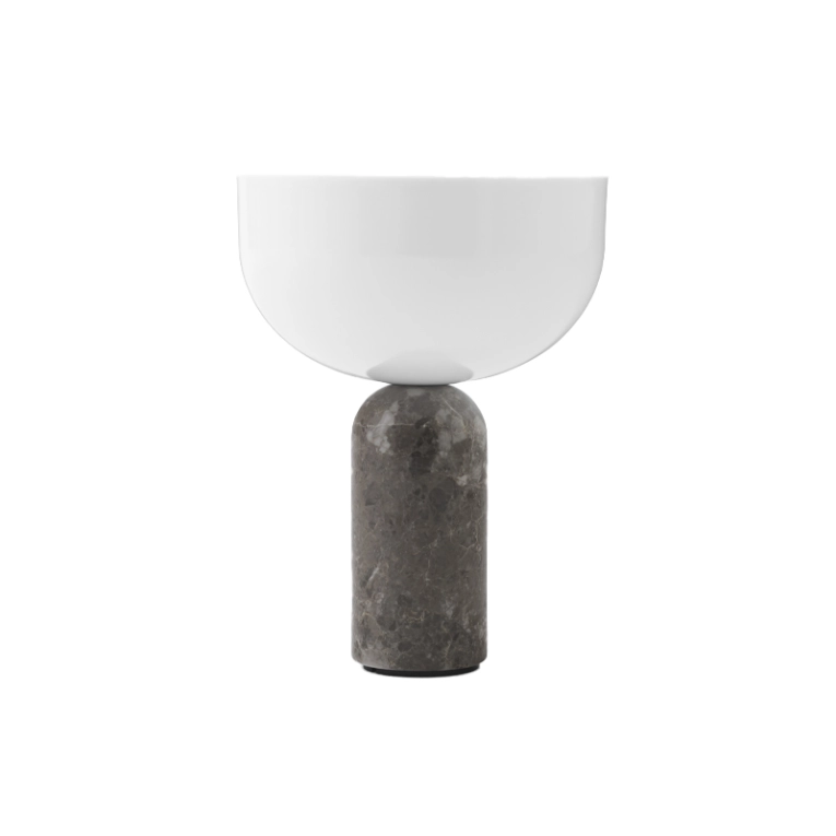Lampe à poser KIZU PORTABLE Marbre Gris du Marais NEW WORKS
