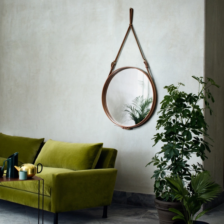 Miroir Miroir ADNET Ø 58 Marron GUBI