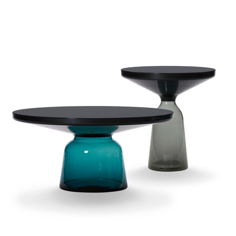 Table basse BELL COFFEE TABLE Bleu Montana/ noir CLASSICON